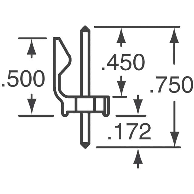 26481035 Molex  Embases à broches mâles